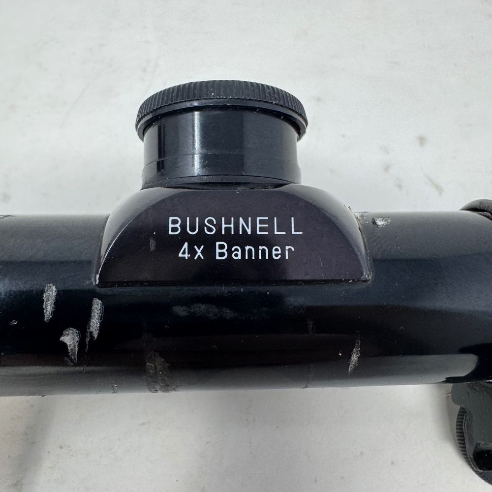 Bushnell Banner 4x40 Rifle Scope Wide Angle Waterproof Japan with Weaver Rings - Picture 2 of 15